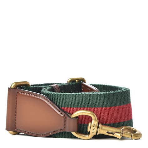 gucci web strap|authentic gucci purse strap.